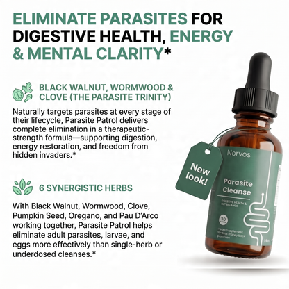 Black Walnut Wormwood Clove 2-Step Parasite Cleanse