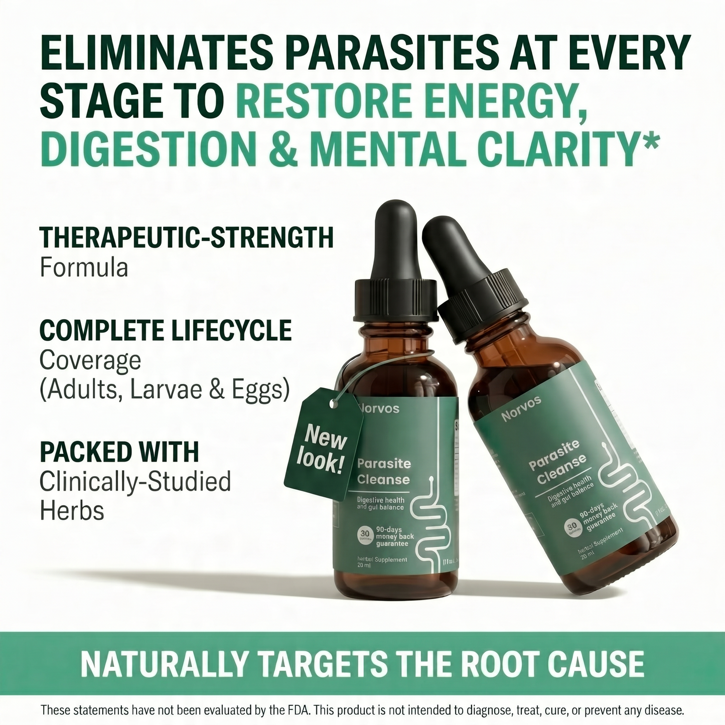 Black Walnut Wormwood Clove 2-Step Parasite Cleanse