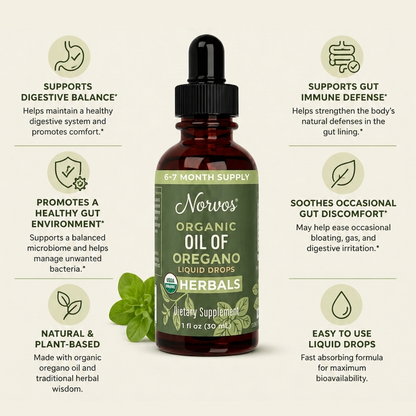 Norvos™ Organic Oil Of Oregano Liquid Drops